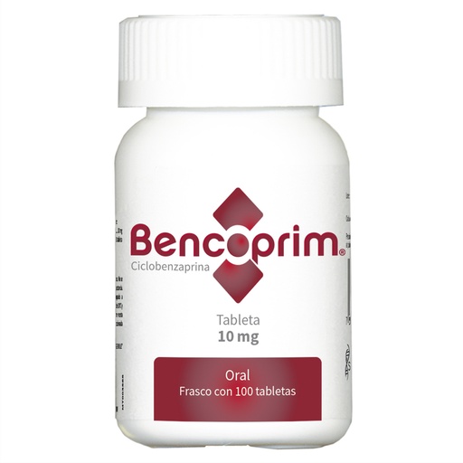 [7501258213592] Bencoprim Ciclobenzaprina 10 Mg 100 Tabletas Genérico Serral 