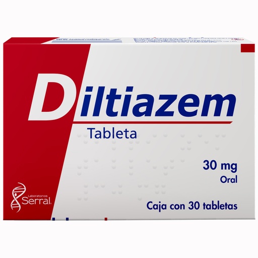 [7501258203609] Diltiazem 30 Mg 30 Tab      Lgen   