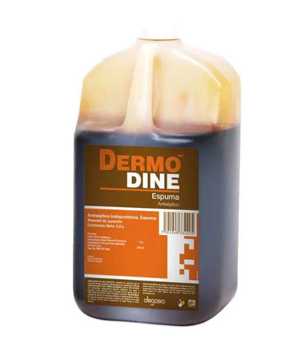 [7501048332205] Dermodine Degasa Espuma 3.5 L 