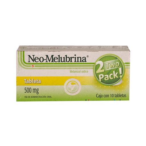 [3664798042344] Neo-Melubrina 500 Mg 10 Tabletas Dúo 