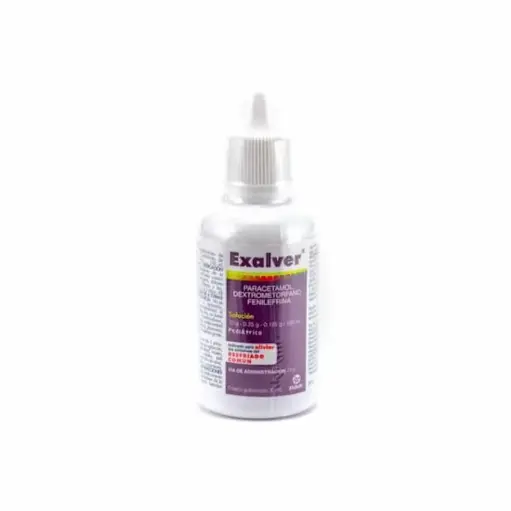[7502009745683] Exalver Paracetamol/Dextrometorfano/Fenilefrina Solución Pediátrico 30 Ml Genérico Maver 