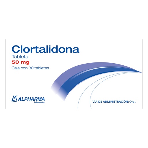 [7502226291871] Clortalido 50Mg 30Tab Alpha Lgen   