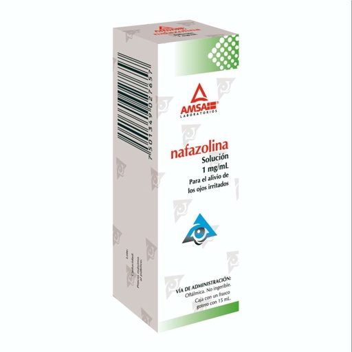 [7501349027657] Nafazolina Solución Oftálmica 15 Ml Genérico Amsa 