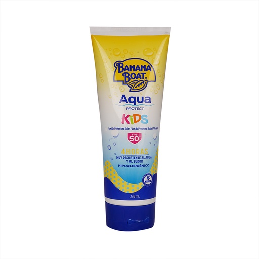 [79656526189] Bloqueador Banana Boat Aqua Protect Kids FPS 50+ 236 Ml