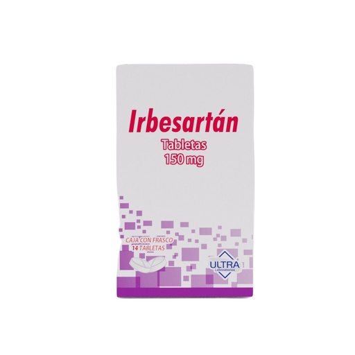 [7502216799325] Irbesartan 150 Mg 14 Tabletas Genérico Ultra Lab 