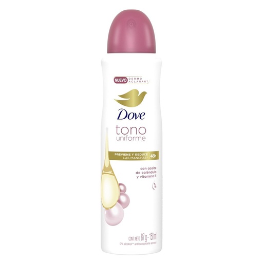 [7506306241152] Desodorante Dove Dermo Aclarant 48 H Spray 150 Ml 