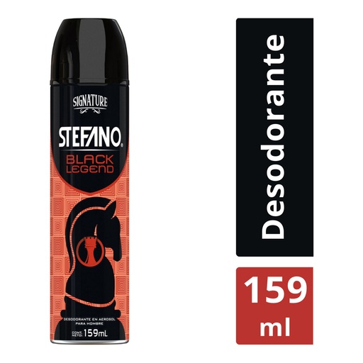 [7509546073743] Desodorante Stefano Black Legend Spray 113 G 