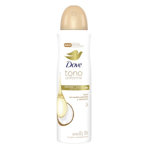 [7506306241190] Desodorante Dove Clear Tone 48 H Spray 150 Ml 