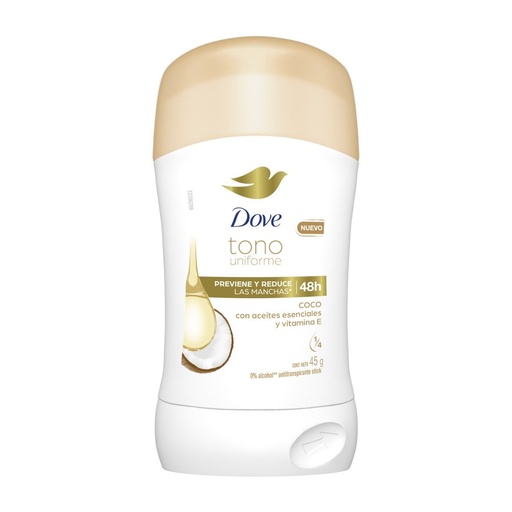 [75062859] Desodorante Dove Clear Tone 48 H Stick 45 G 