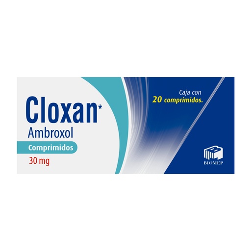 [7501573900337] Cloxan Ambroxol 30 Mg 20 Comprimidos Genérico Com Biomep