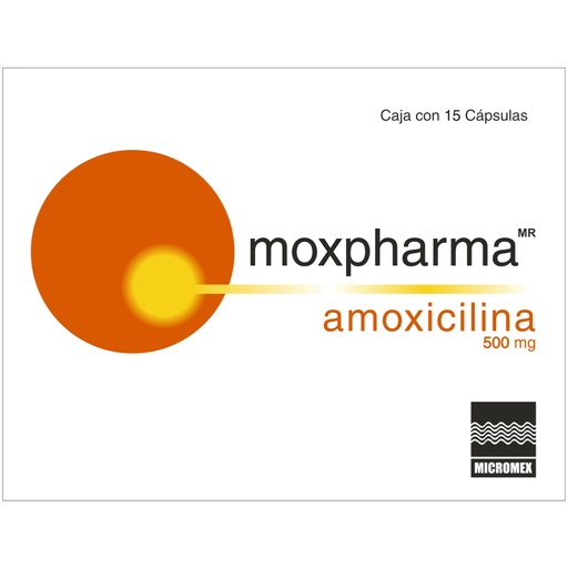 [7502231320481] Moxpharma Amoxicilina 500 Mg 15 Cápsulas Genérico Microgrp