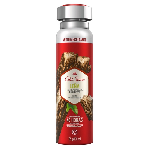 [7506339390254] Desodorante Old Spice Antitranspirante Leña Spray 150 Ml 