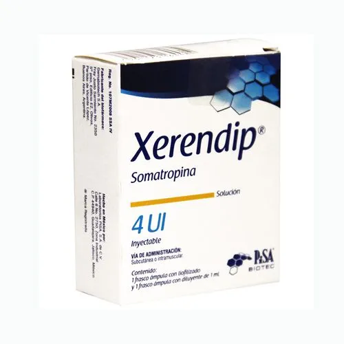 [7501125164484] Xerendip Solución Inyectable 4 UI 2 Frasco Ámpula 