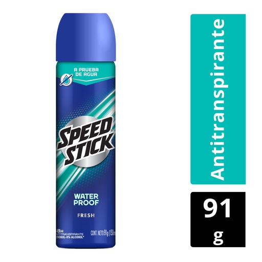 [7509546063676] Desodorante Speed Stick Water Proof Spray 150 Ml 