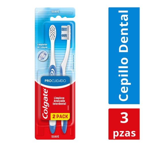 [7509546074320] Cepillo Dental Colgate Pro Cuidado 2X1 