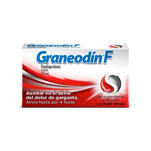 [7501058715494] Graneodín F 8.75 Mg Miel Limón 16 Pastillas 