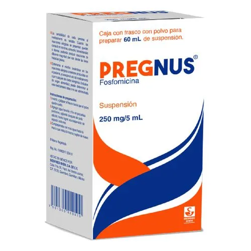 [7501300420510] Pregnus 250 Mg/5 Ml Suspensión Polvo 60 Ml 