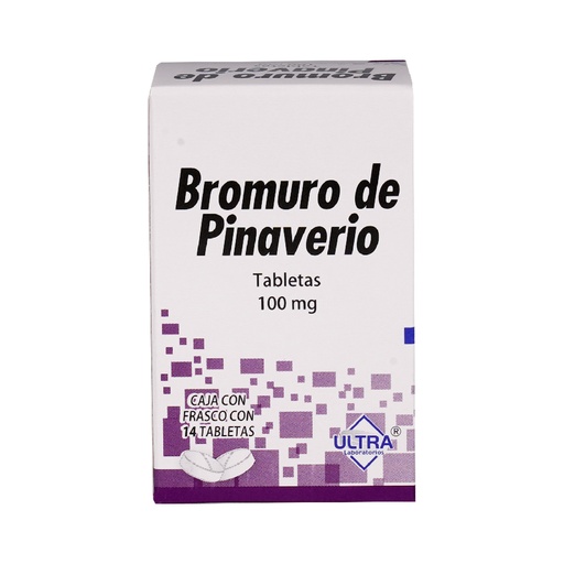 [7502216795044] Bromuro De Pinaverio 100 Mg 14 Tabletas Genérico Ultra Lab