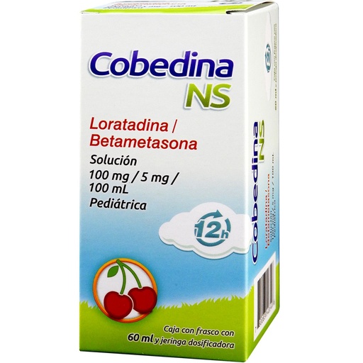 [780083148546] Cobedina Loratadina/Betametasona 100/5 Mg Solución 60 Ml Genérico Collins 