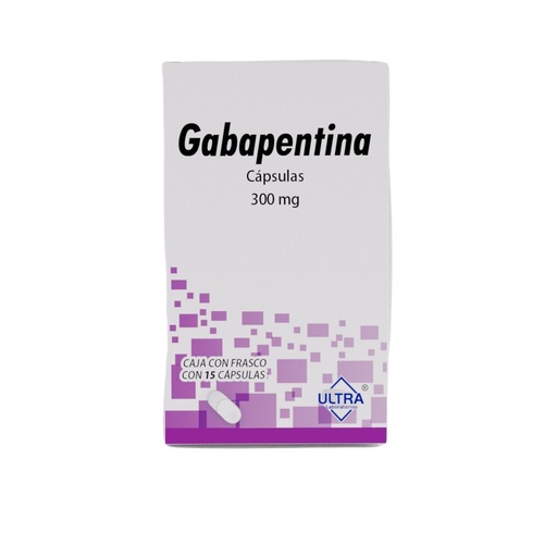 [7502216801271] Gabapentina 300 Mg 15 Cápsulas Genérico Ultra Lab 