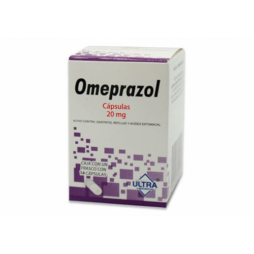 [7502216792555] Omeprazol 20 Mg 14 Cápsulas Genérico Ultra Lab 