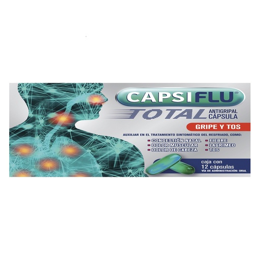 [7502234760352] Capsiflu Total 12 Cápsulas