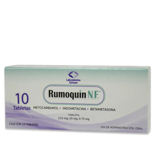 [821998000519] Rumoquin N.F. 10 Tabletas 