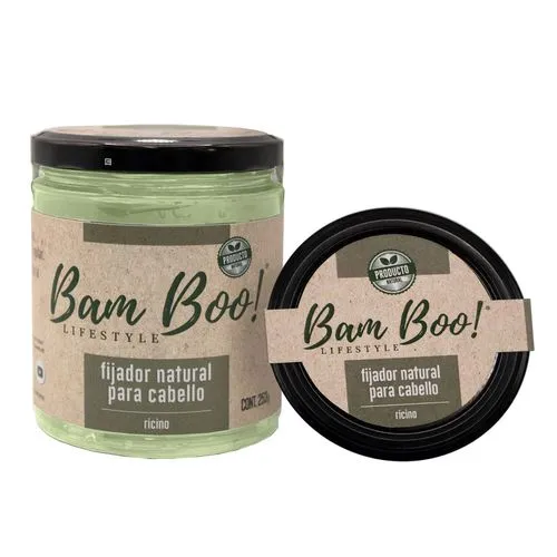 [7506489900228] Gel Bam Boo Para Cabello Ricino 225G 