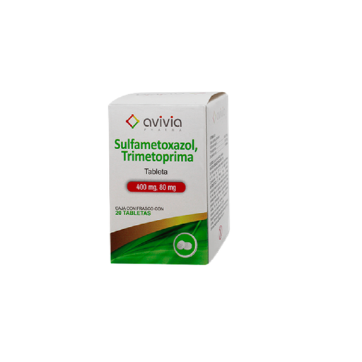 [7501342801117] Sulfametoxazol/Trimetoprima 400/80 Mg 20 Tabletas Genérico Avivia 