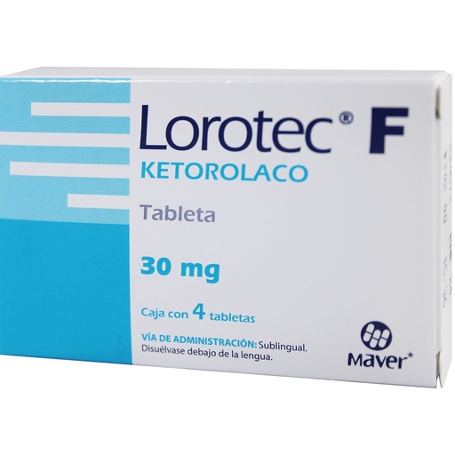 [7502009740664] Ketorol 30Mg 4Tab Sub Mave  Lgen   