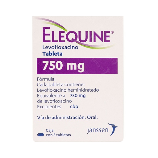 [7501100090227] Elequine 750 Mg 5 Tabletas 