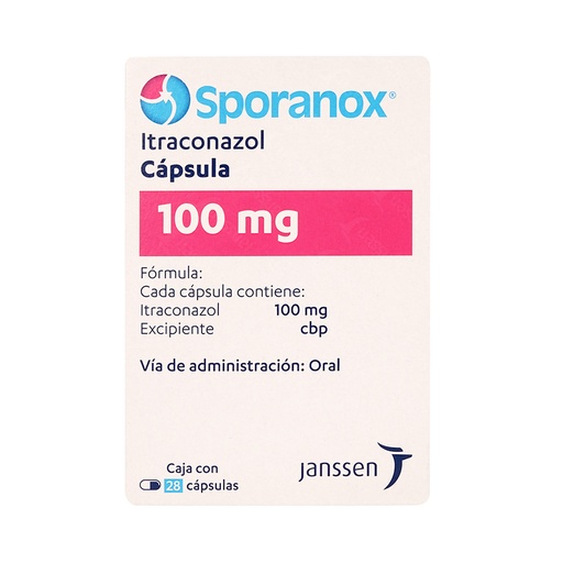 [7501109910243] Sporanox Pulso 100 Mg 28 Cápsulas 