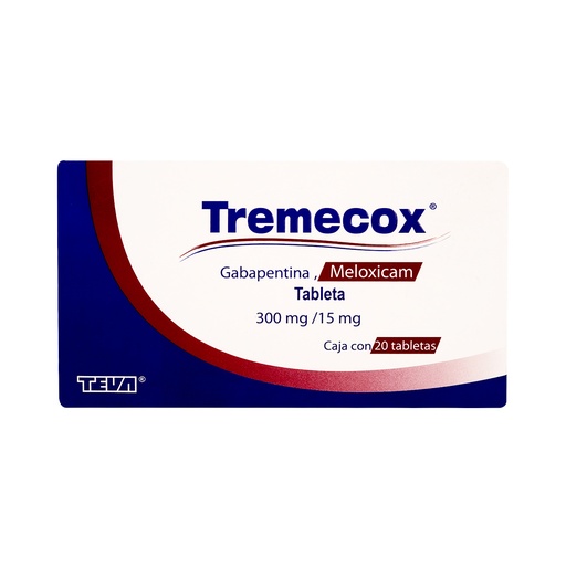 [7501250839967] Tremecox 300/15 Mg 20 Tabletas 