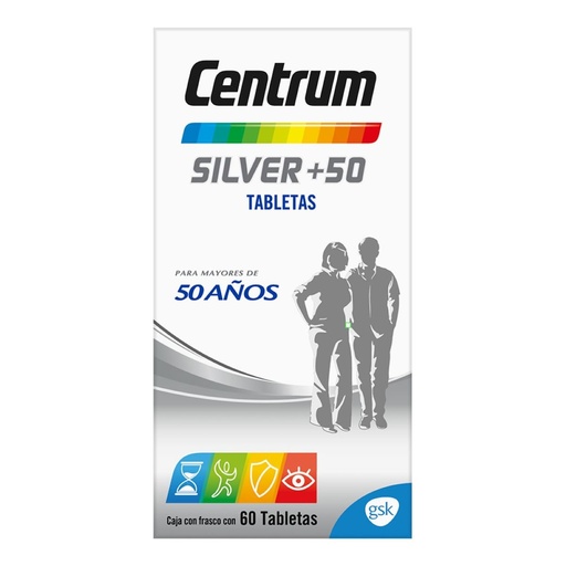 [7501065095954] Centrum Silver 60 Tabletas 