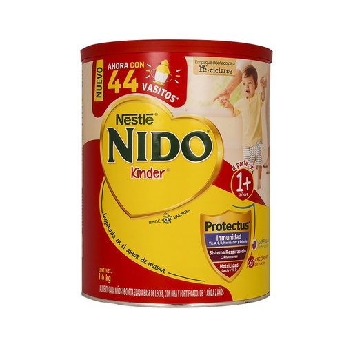 [7501059225237] Nido Kinder 1+ Leche 1.6 Kg        