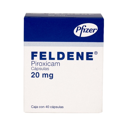 [7501287668431] Feldene 20 Mg 40 Cápsulas 