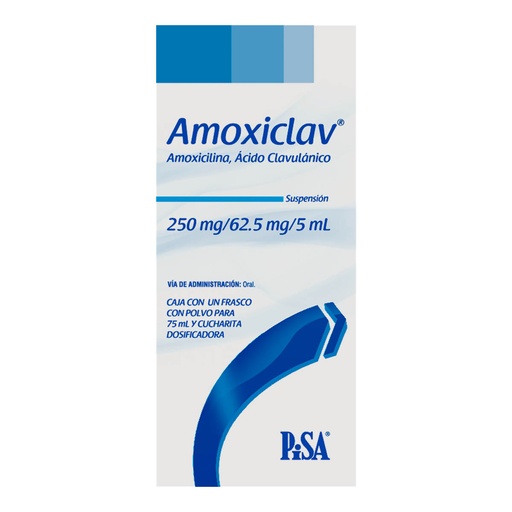 [7501125109485] Amoxiclav 250 Mg Suspensión 75 Ml
