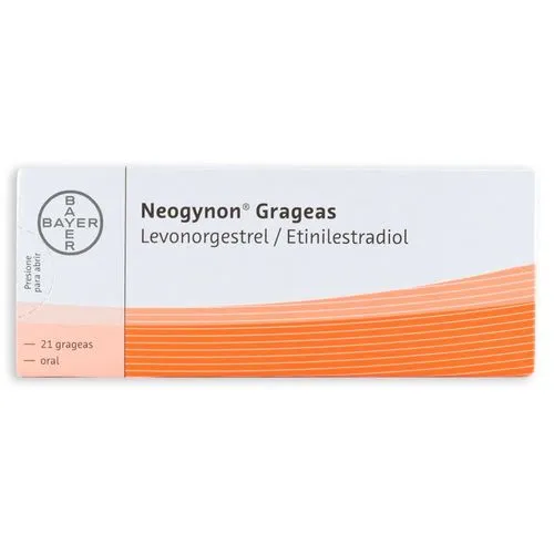 [7896116865960] Neogynon 0.25/0.05 Mg 21 Grageas 