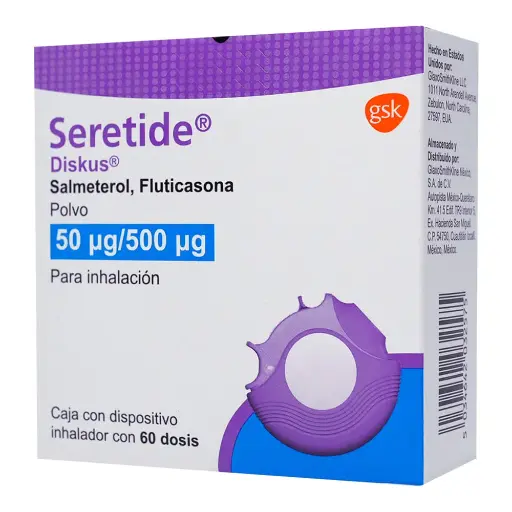 [7501027800060] Seretide Diskus 50/500 Mcg 60 Dosis 