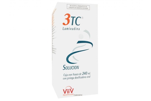 [7501043161596] 3TC Lamivudina IG/100 Ml Solución 240 Ml 