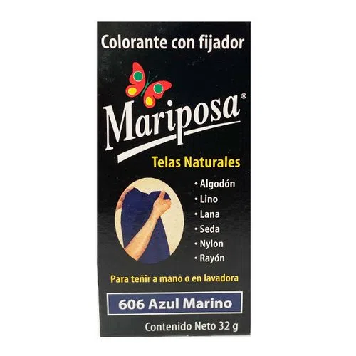 [7501130510047] Colorante Mariposa Pastilla Azul Marino 