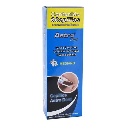 [7502249010503] Cepillo Dental Astrodent Mediano Adulto 1 Pieza 