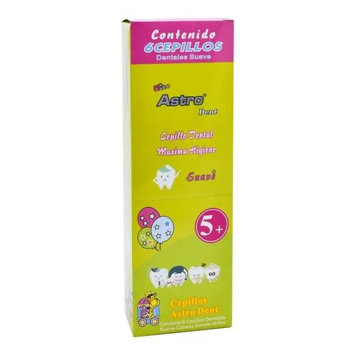 [7502249010534] Cepillo Dental Astrodent Suave Niño 1 Pieza 