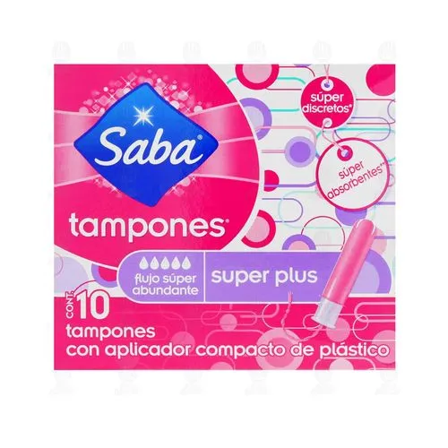 [7501019036439] Tampones Saba Largo Superplus 10 Piezas 