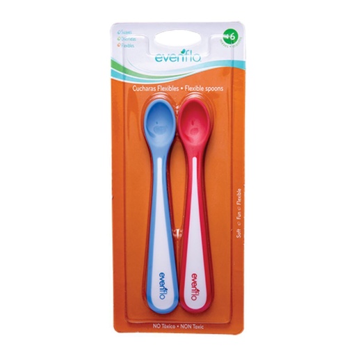 [7501027553751] Cucharas Evenflo Flexibles 2 Piezas 