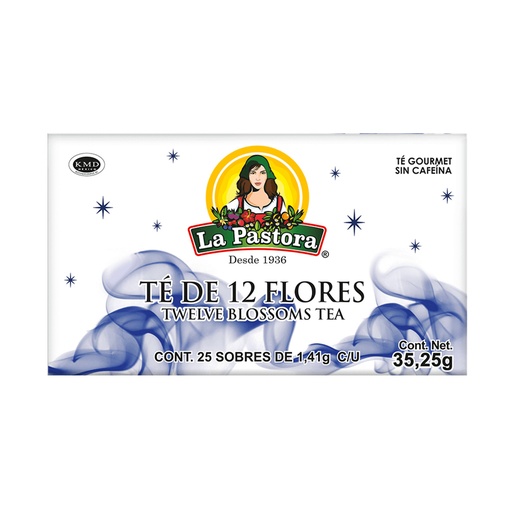 [86141005487] Té De 12 Flores La Pastora 25 Sobres 