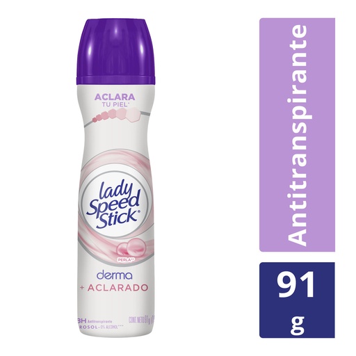 [7509546067926] Desodorante Lady Speed Stick Derma Perla Spray 91 G 
