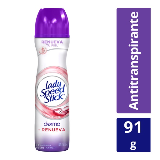 [7509546067902] Desodorante Lady Speed Stick Derma Omega 3 Spray 91 G 