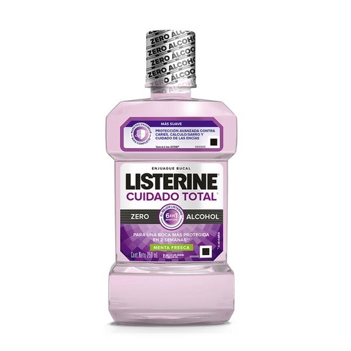 [7702031887928] Enjuague Bucal Listerine Caries Zero Menta 250 Ml 