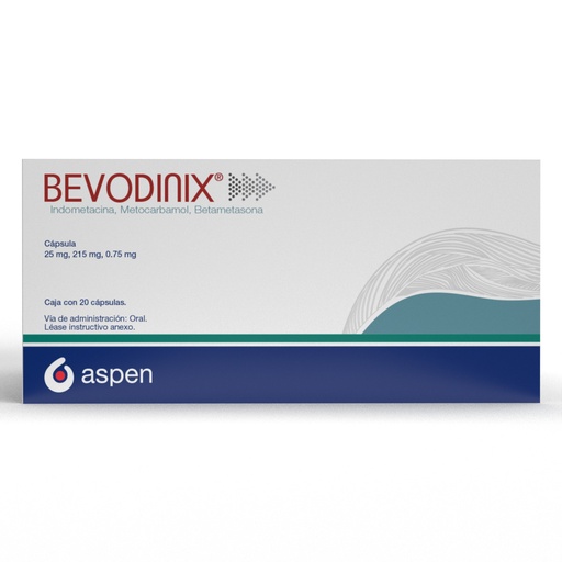 [7502209851634] Bevodinix 25/215/0.75 Mg 20 Cápsulas